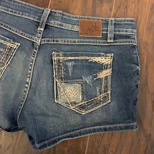 BKE denim shorts